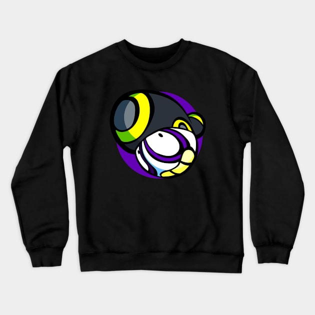 Pan-Pizza's Head Crewneck Sweatshirt by RebelTaxi